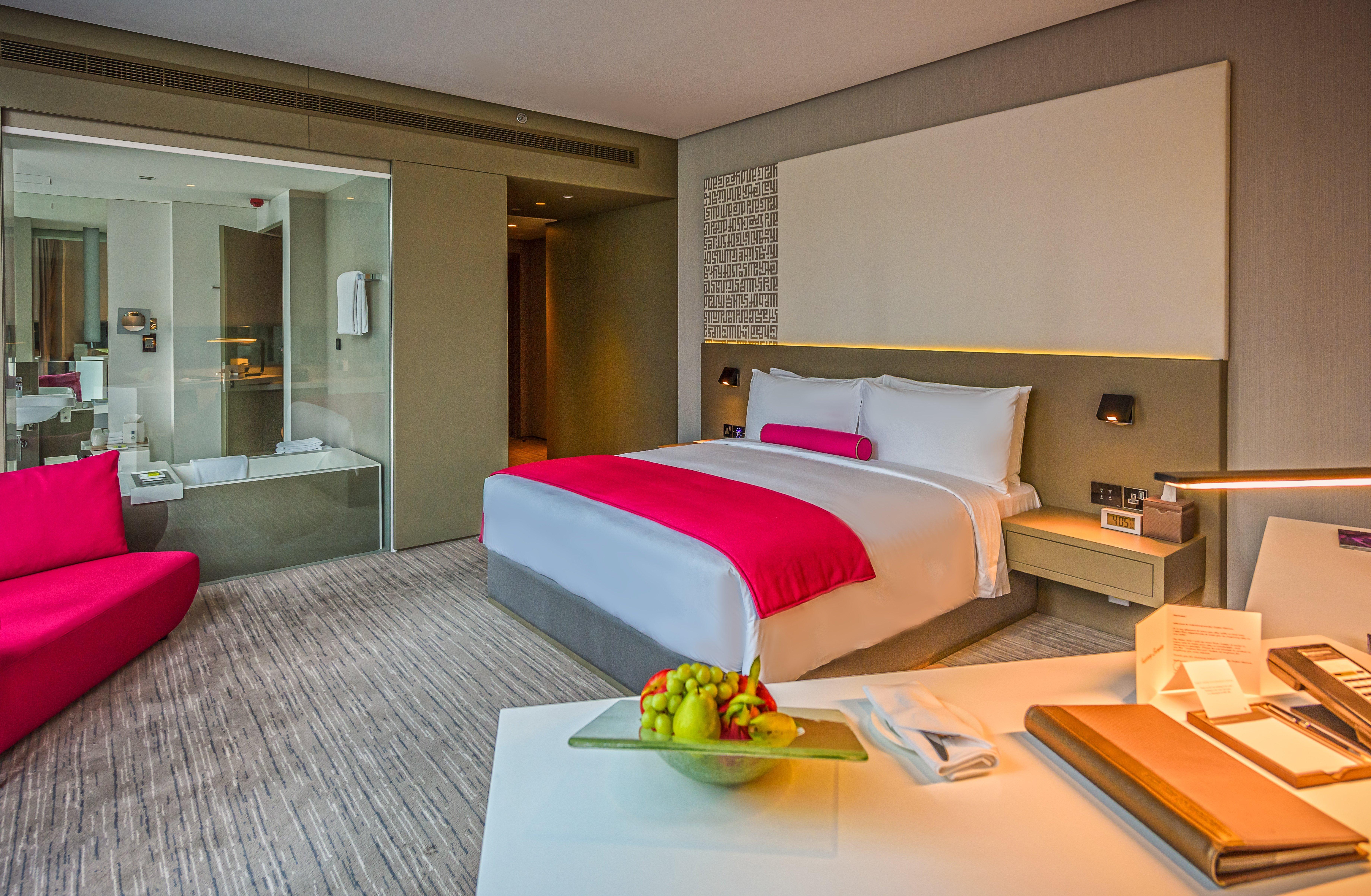 فندق انتركونتيننتال دبي مارينا المظهر الخارجي الصورة A room at the hotel