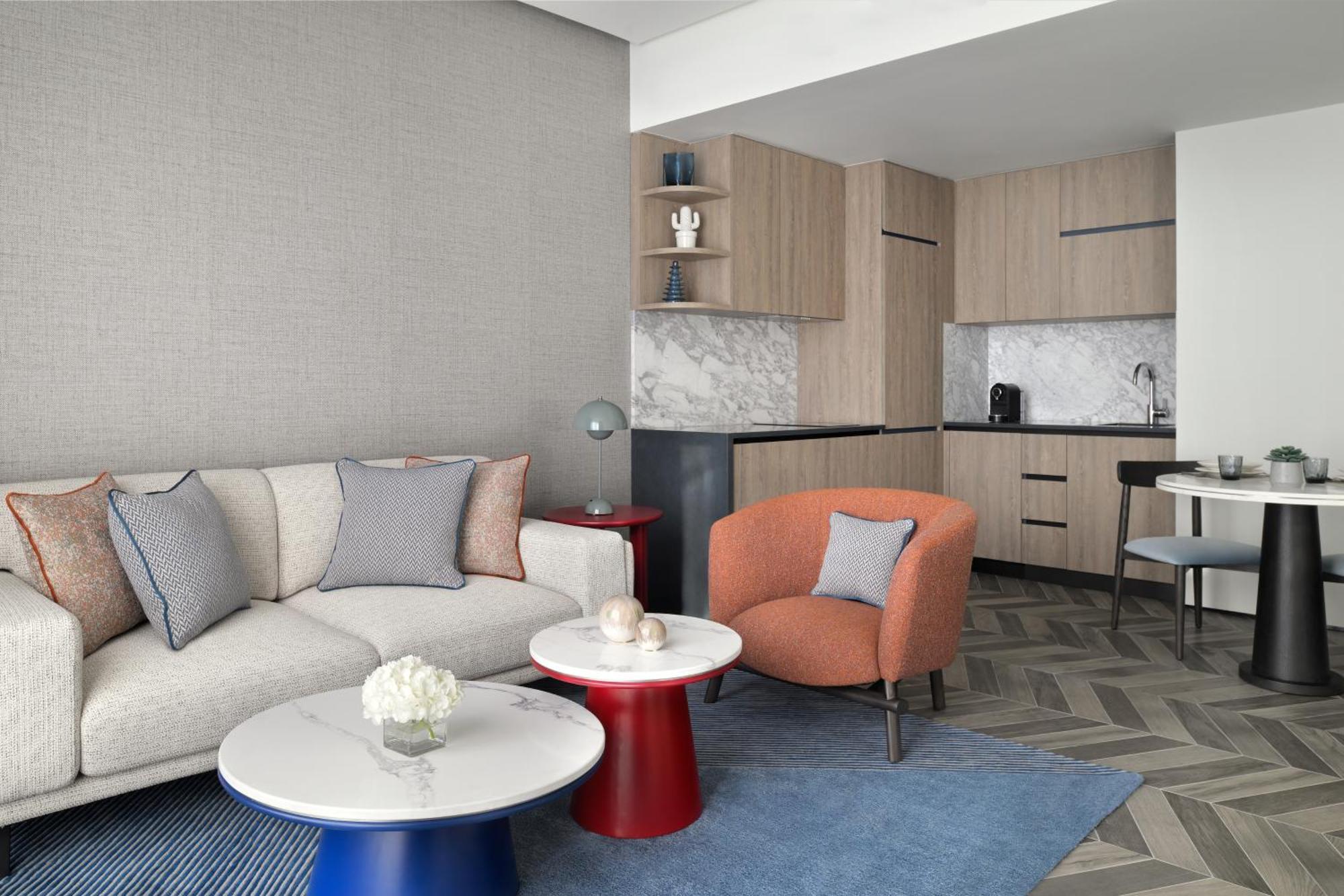 فندق انتركونتيننتال دبي مارينا المظهر الخارجي الصورة A suite at the hotel